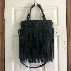Fringe Hobo Bag